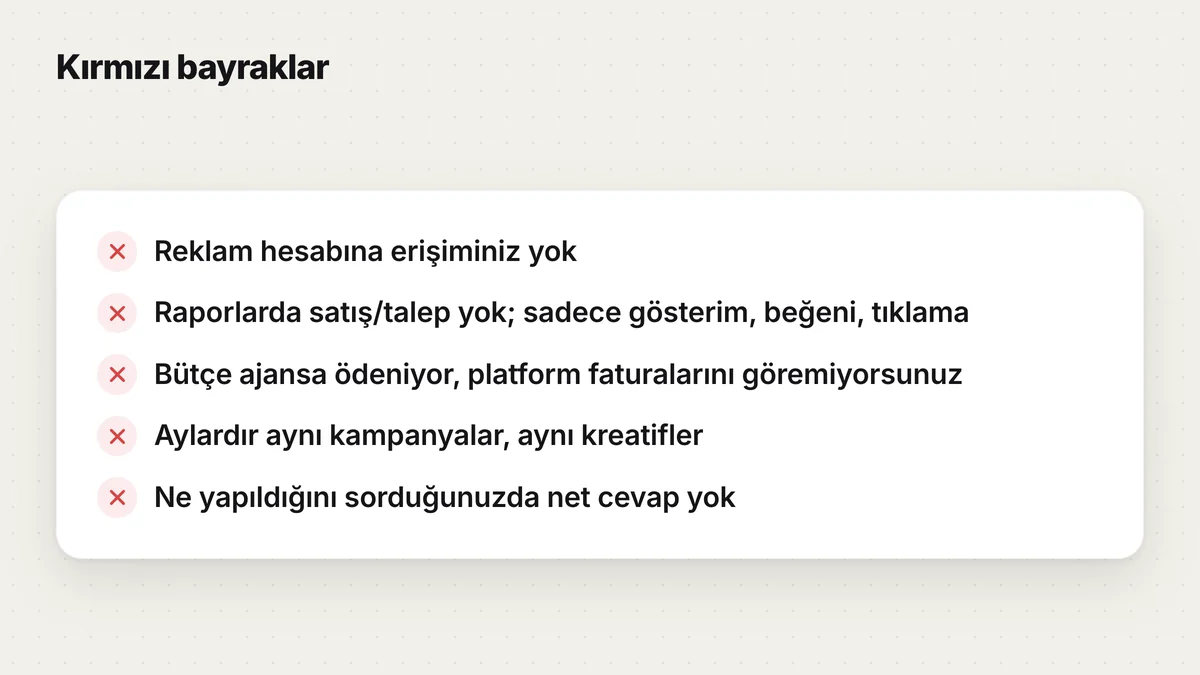 Dijital pazarlama ekibiyle çalışırken dikkat edilmesi gereken 5 kırmızı bayrak
